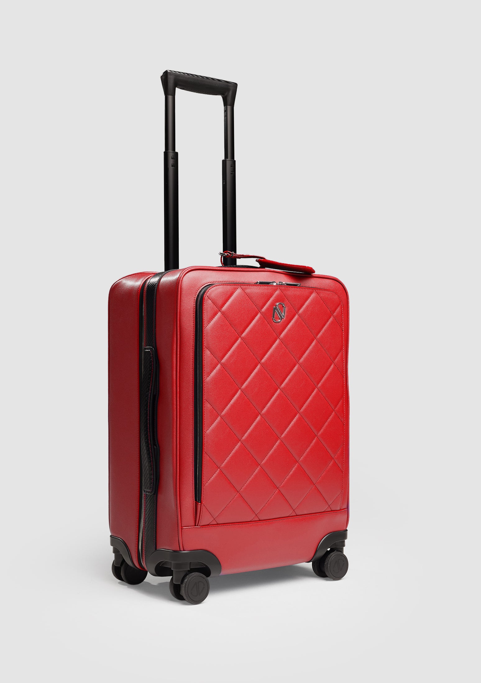 55 Dune Limited Red Calf Leather Suitcase