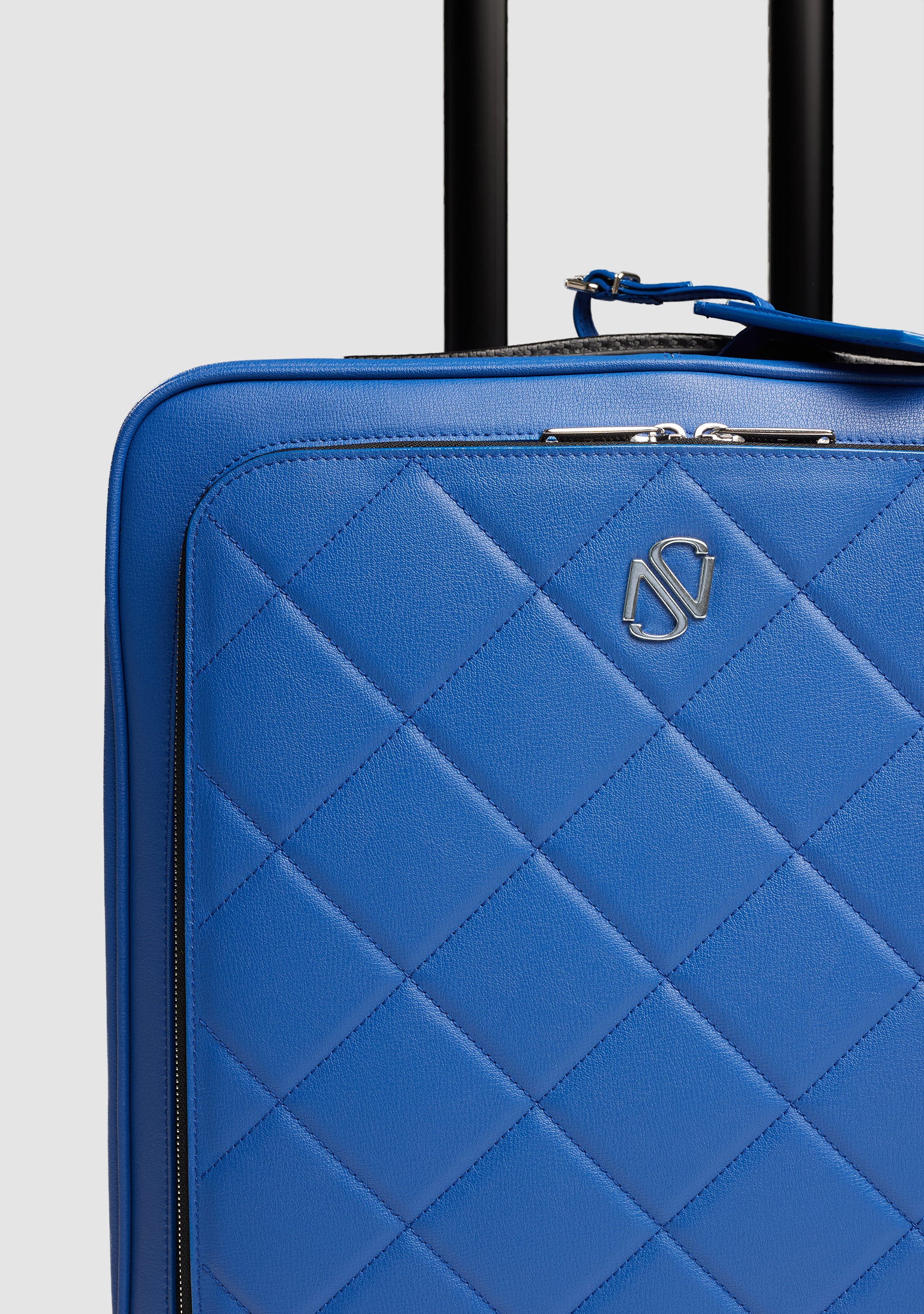 55 Dune Limited Blue Calf Leather Suitcase