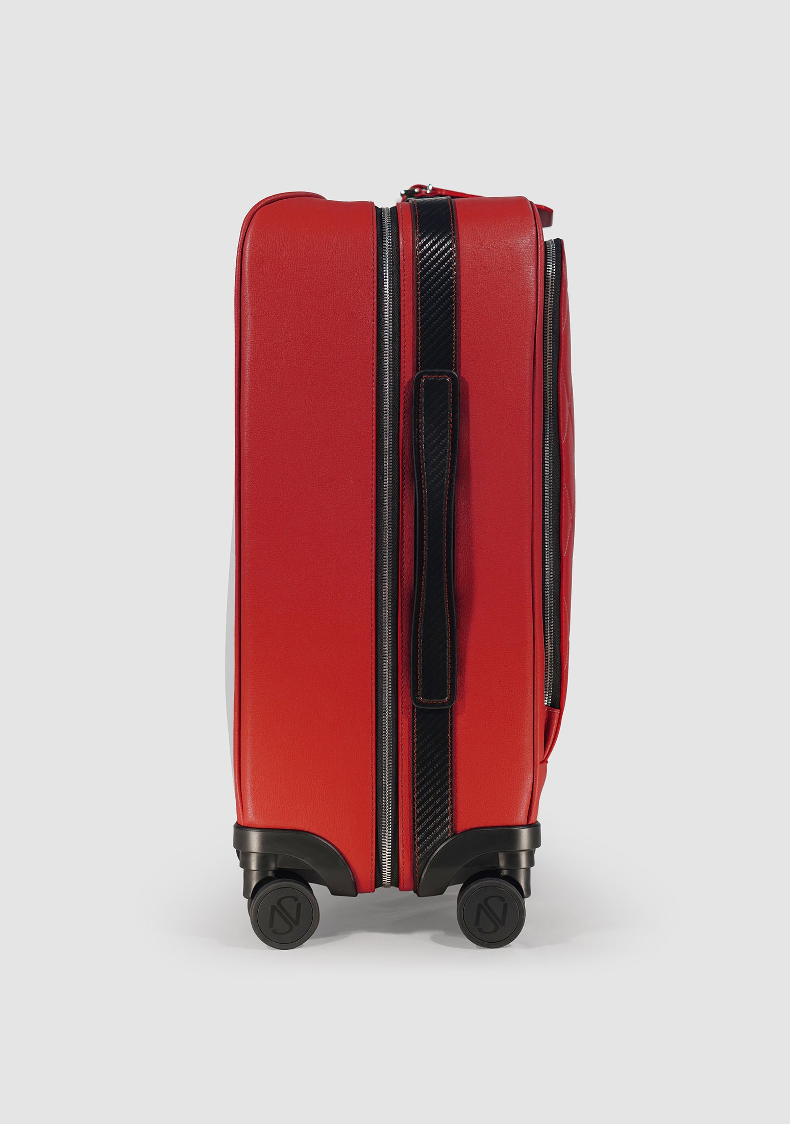 55 Dune Limited Red Calf Leather Suitcase