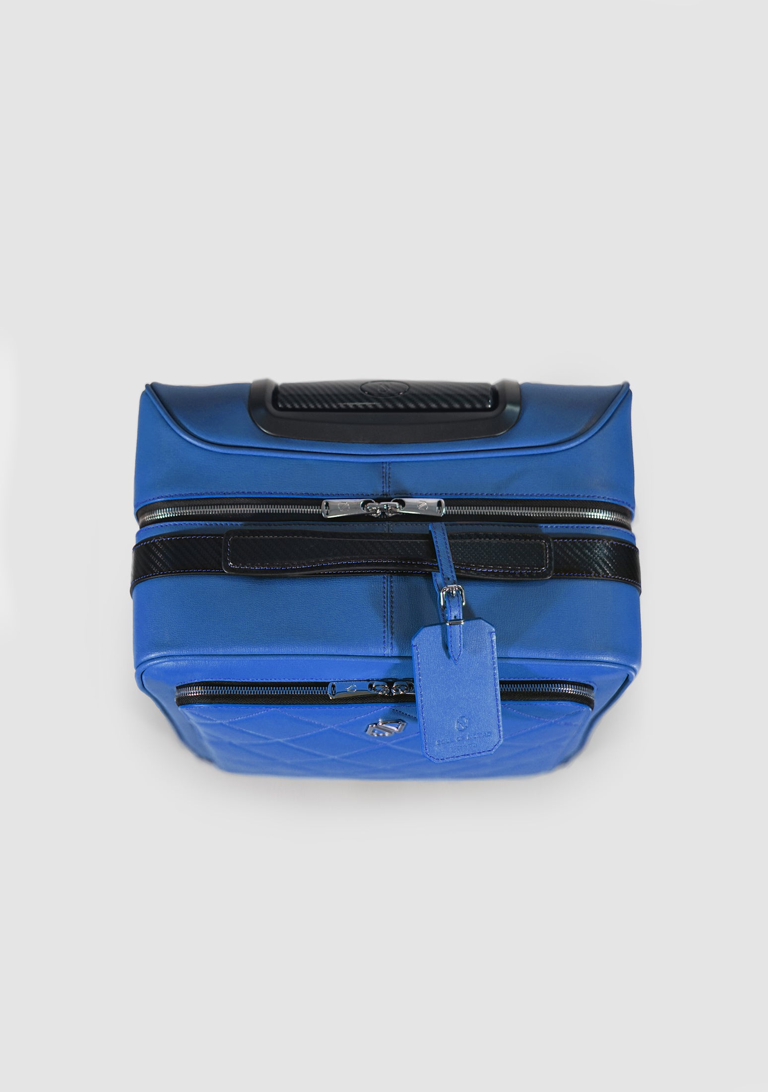 55 Dune Limited Blue Calf Leather Suitcase