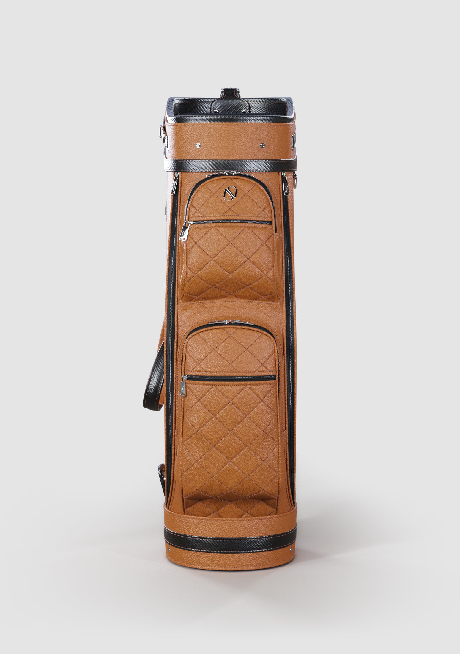 Kennedy Sand Calf Leather Golf Bag