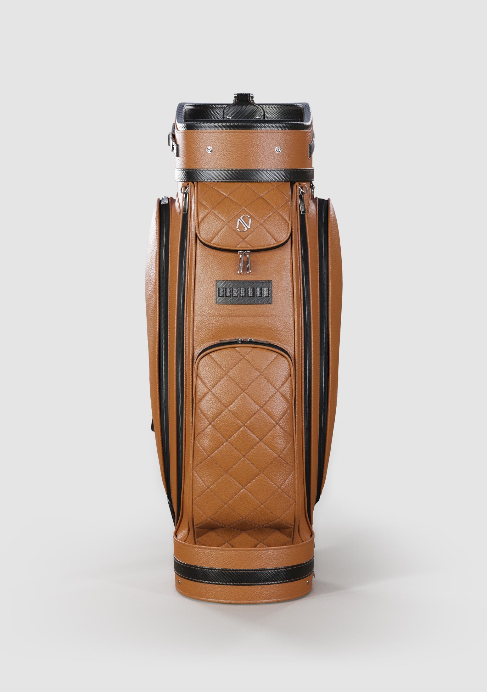 Reagan Sand Calf Leather Golf Bag