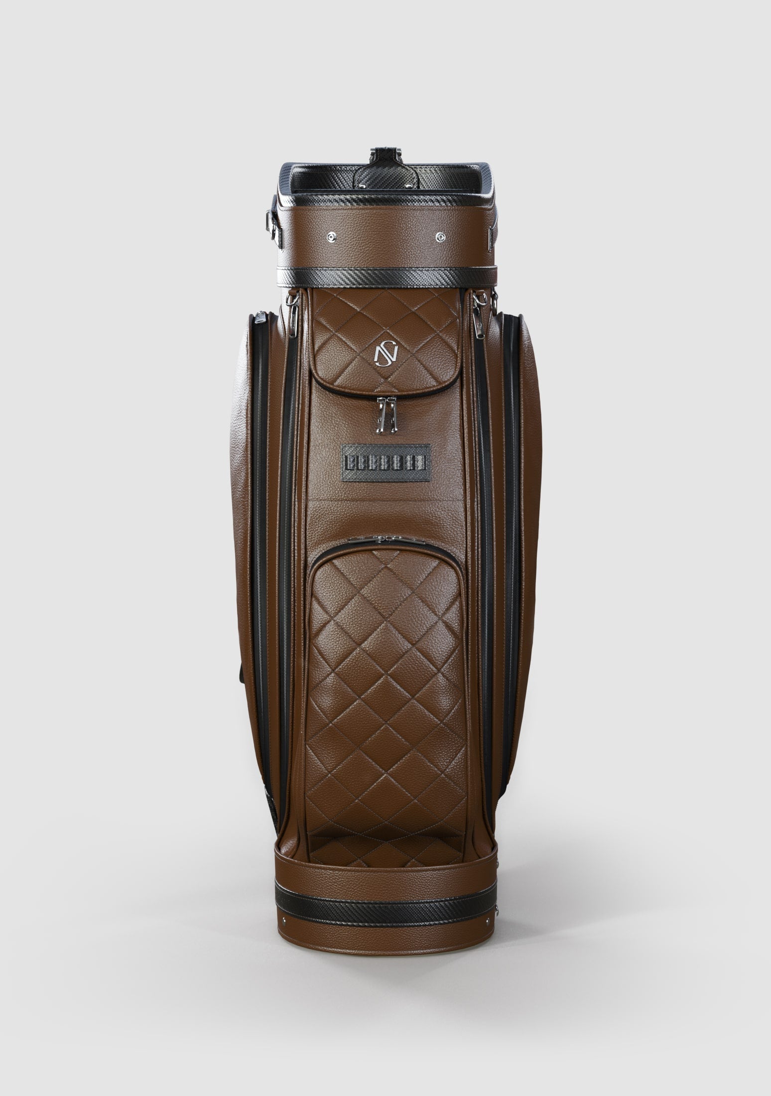 Reagan Brown Calf Leather Golf Bag