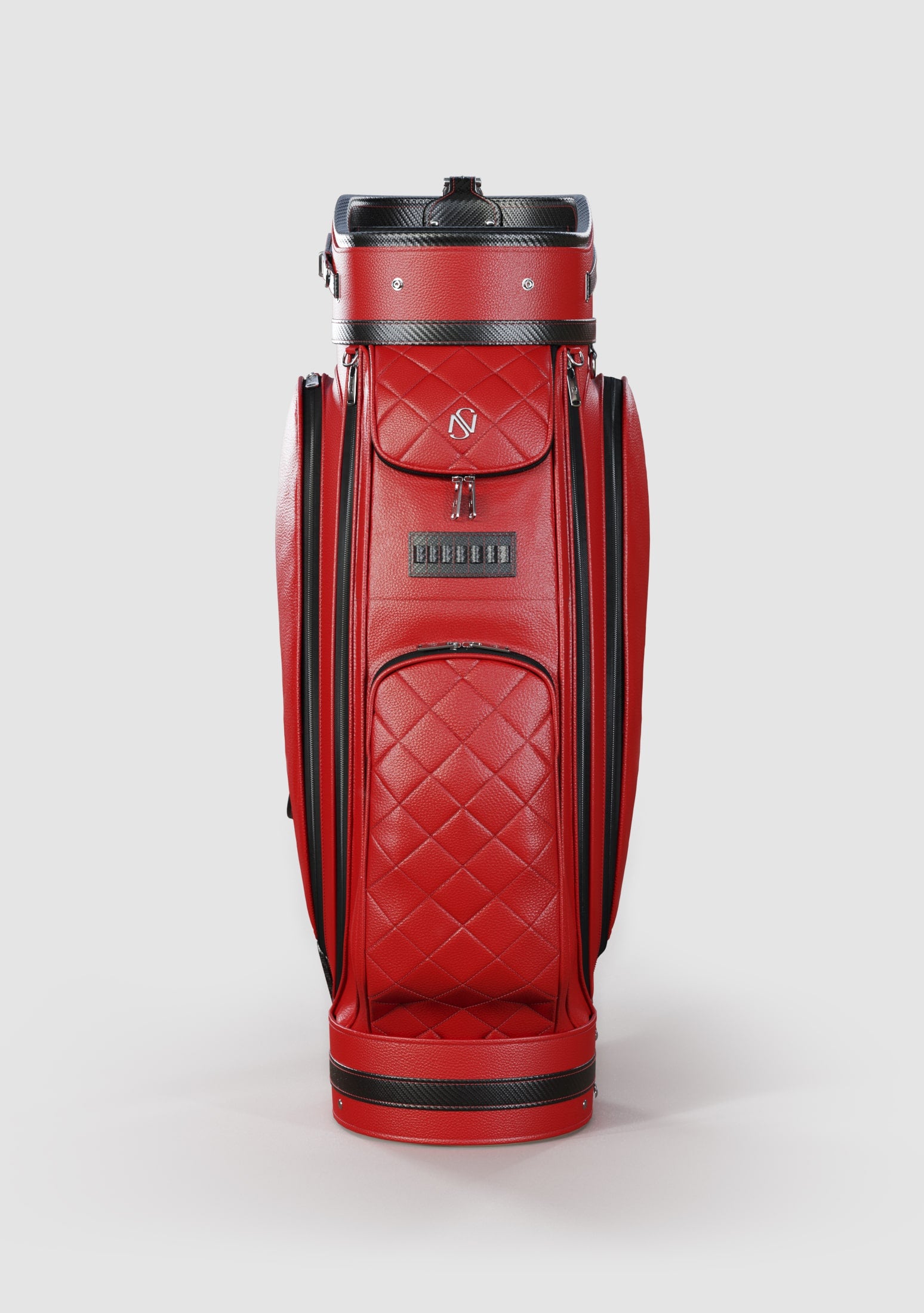 Reagan Red Calf Leather Golf Bag