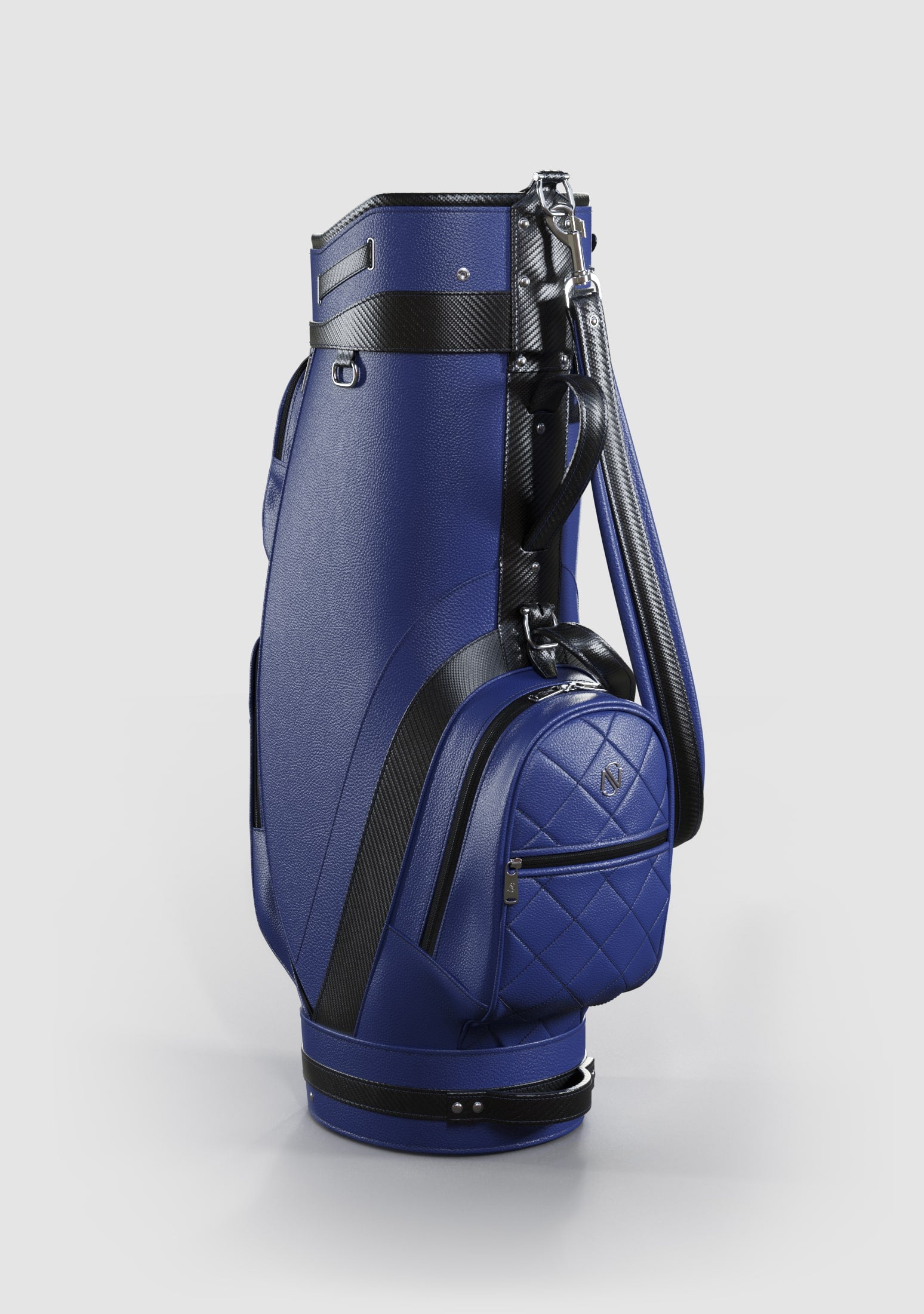 Kennedy Blue Calf Leather Golf Bag