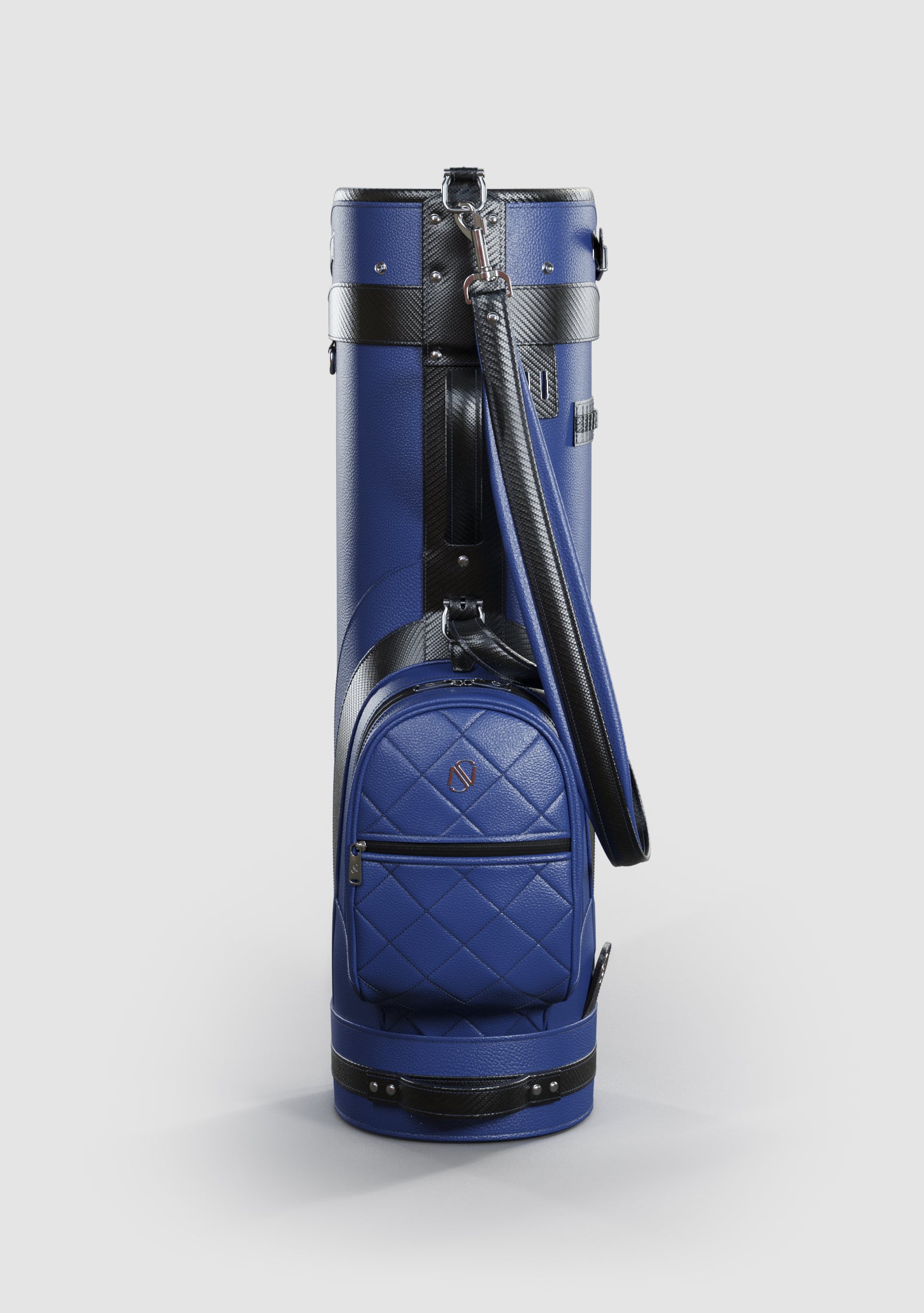 Kennedy Blue Calf Leather Golf Bag