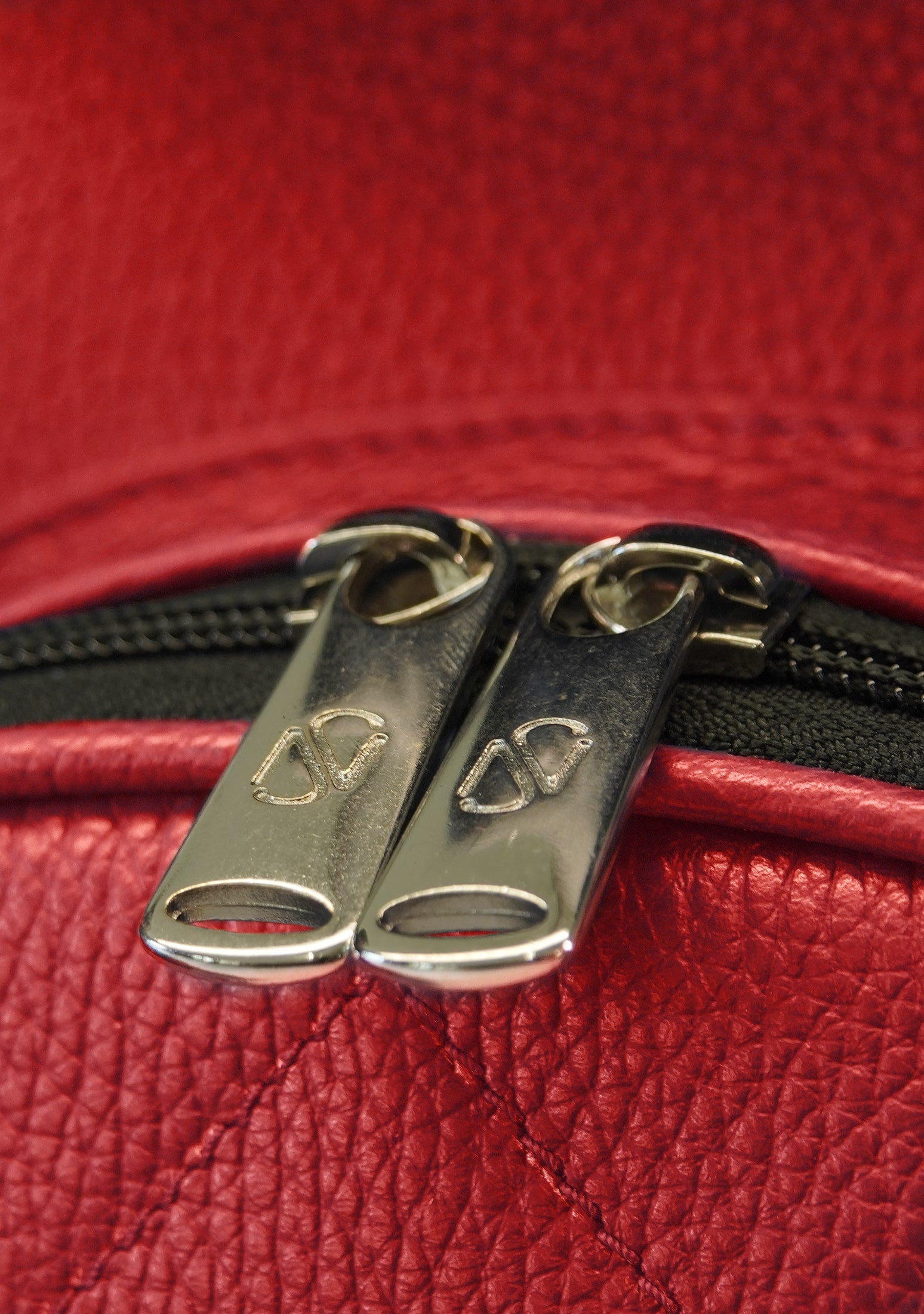 Kennedy Red Calf Leather Golf Bag