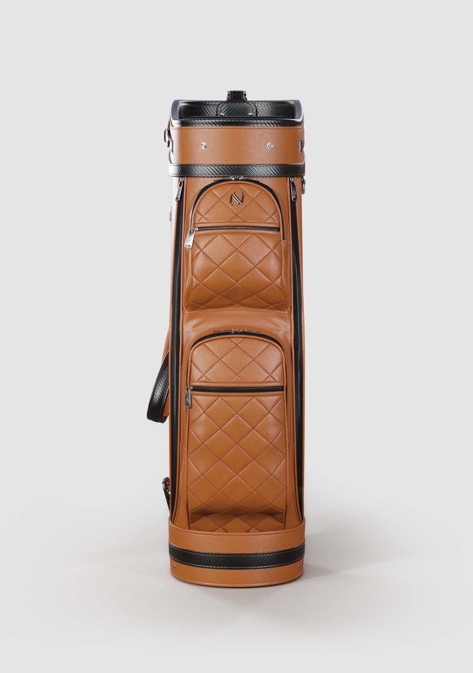 Kennedy Sand Calf Leather Golf Bag