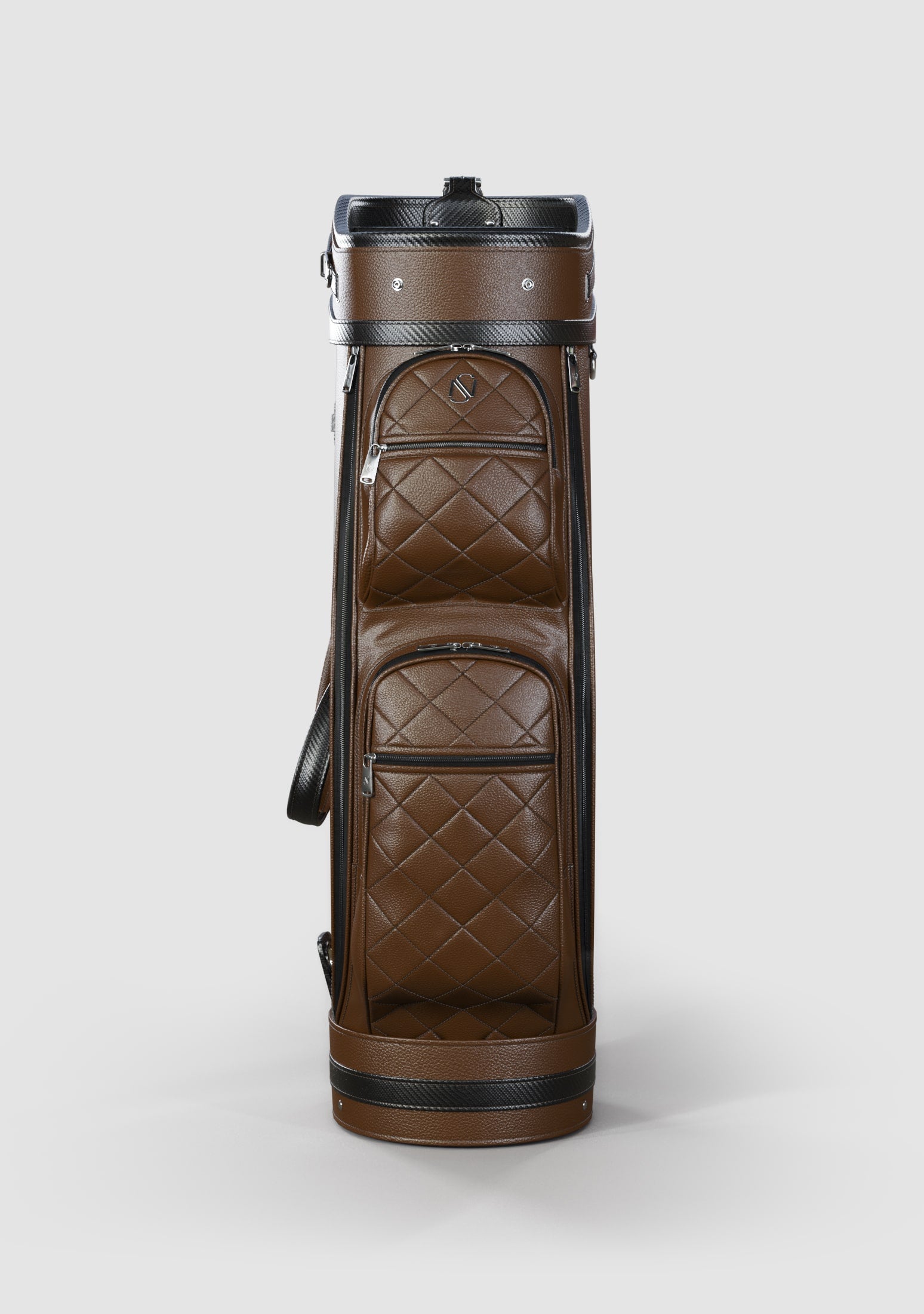 Kennedy Brown Calf Leather Golf Bag