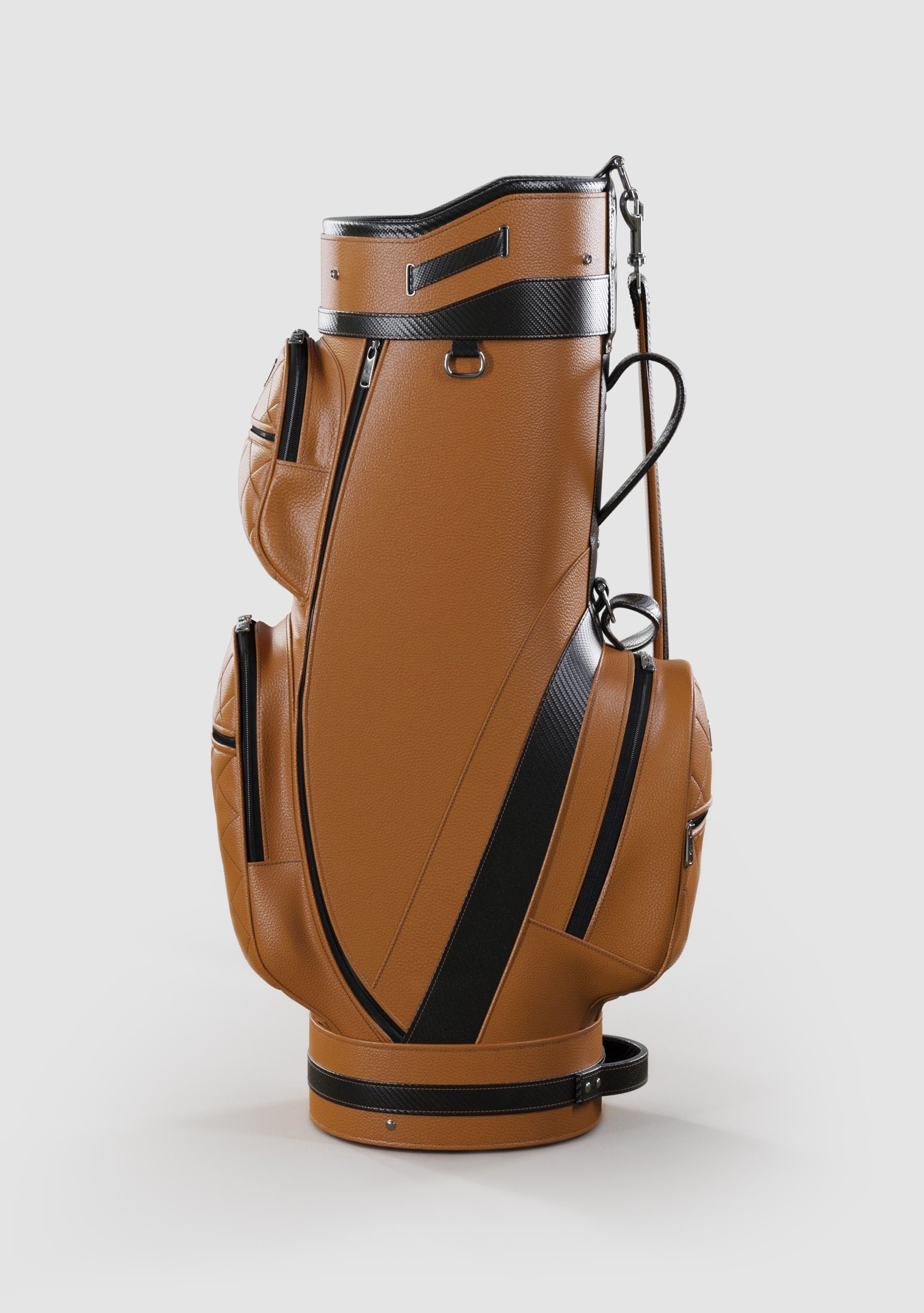 Kennedy Sand Calf Leather Golf Bag