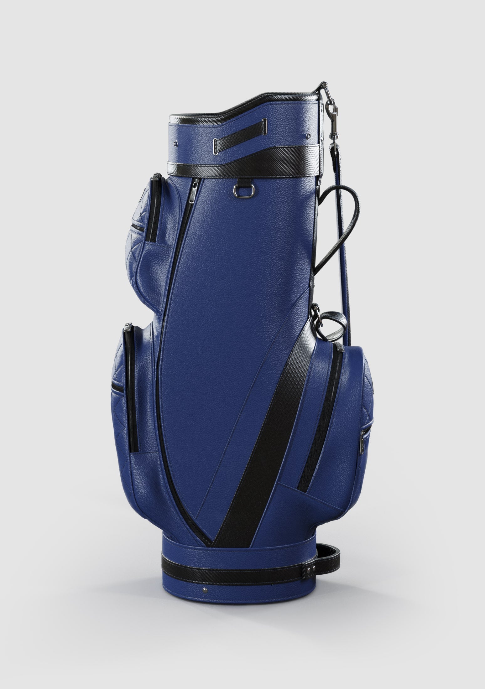 Kennedy Blue Calf Leather Golf Bag